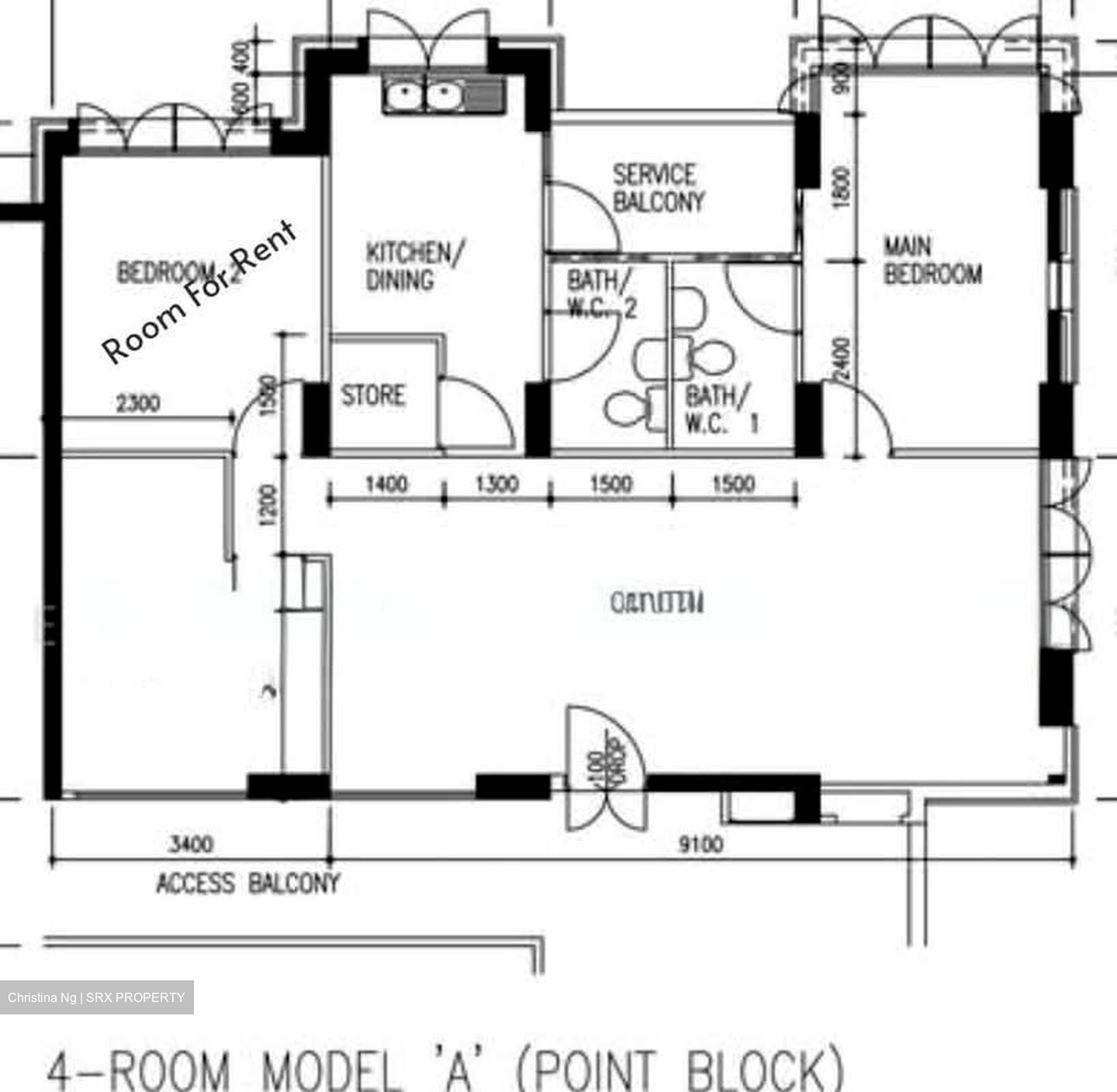 Blk 29 Balam Gardens (Geylang), HDB 4 Rooms #602310671